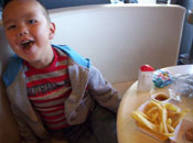 Over eten in de McDonald's kan ik uuuuren doen
